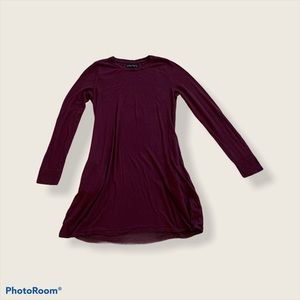 Abercrombie large burgundy knitted dress